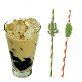 60PCS Stripe Print Tea Drink Paper Straws with Cactus Attach Decor Party Bar Cocktail Drinking Straws Disposable Birthday Party
60PCS Stripe Print Tea Drink Paper Straws with Cactus Attach Decor Party Bar Cocktail Drinking Straws Disposable Birthday Party