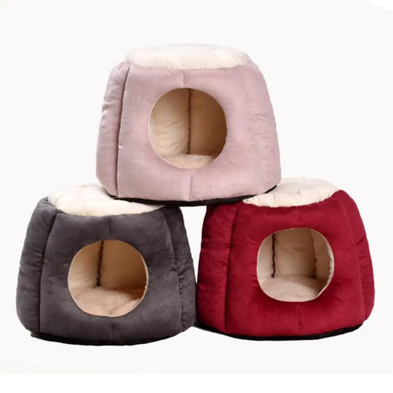 Petshy-Foldable-Pet-Cat-House-Kennels-Nest-Winter-Warm-Kitten-Puppy-Sleeping-Bed-Cushion-Tent-Small