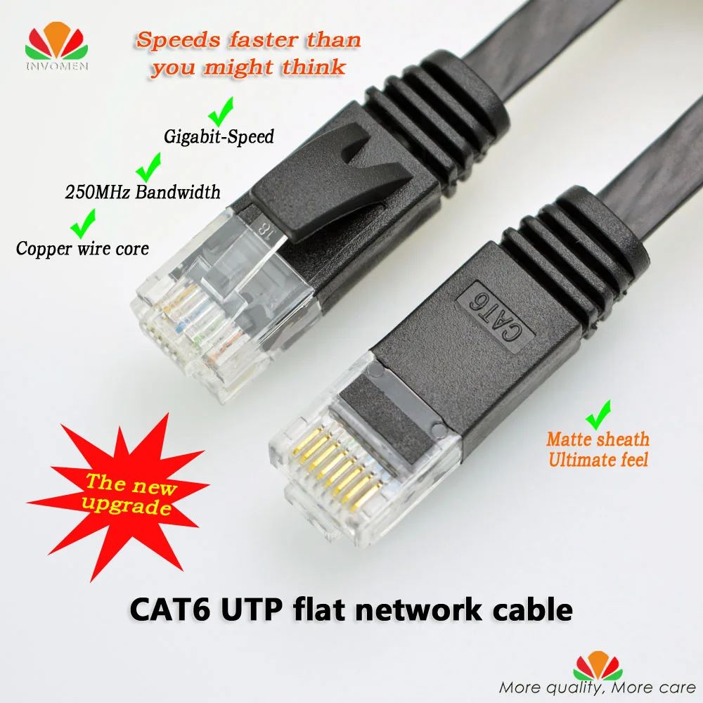 50 шт./лот 6ft 2 м CAT6 Ethernet плоский кабель utp CAT6 сетевой кабель Gigabit Ethernet Патч-корд RJ45 сеть витой пара сетевой кабель
50 шт./лот 6ft 2 м CAT6 Ethernet плоский кабель utp CAT6 сетевой кабель Gigabit Ethernet Патч-корд RJ45 сеть витой пара сетевой кабель