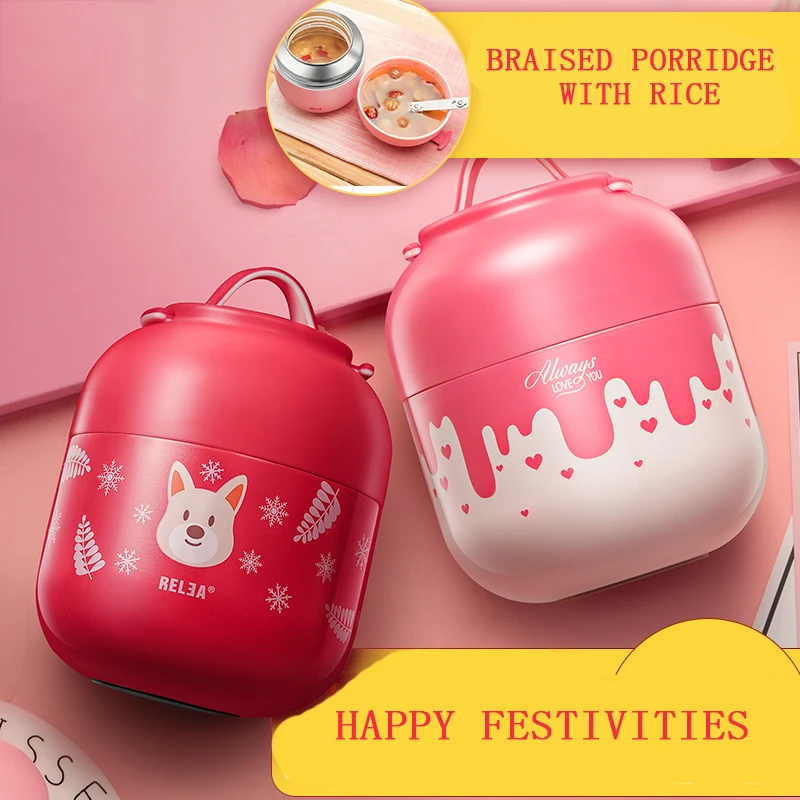 500ml/700ml High Quality Long Time Stew Pot Stainless Steel Students Insulation Lunch Box Children 's Porridge soup Food Box
500ml/700ml High Quality Long Time Stew Pot Stainless Steel Students Insulation Lunch Box Children 's Porridge soup Food Box