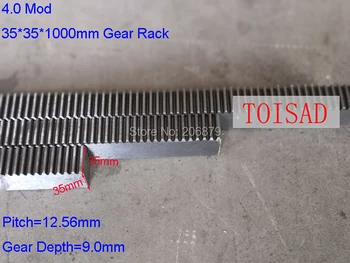 4M 4.0 Mod 35*35*1000 mm Mold Spur Gear Rack Precision CNC Rack Straight Teeth Toothed rack
4M 4.0 Mod 35*35*1000 mm Mold Spur Gear Rack Precision CNC Rack Straight Teeth Toothed rack