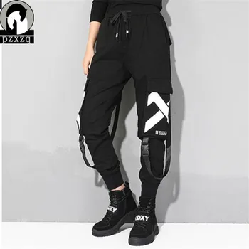 Elastic material Street Cargo Pants Women Casual Joggers Black High Waist Loose Female Trousers Korean Style Ladies Pants Capri
Elastic material Street Cargo Pants Women Casual Joggers Black High Waist Loose Female Trousers Korean Style Ladies Pants Capri