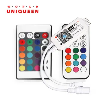 DC5-28V mini WiFi RGB/ RGBW LED controller with music control function, google home/ Amazon alexa vioce control, IR/ RF option
DC5-28V mini WiFi RGB/ RGBW LED controller with music control function, google home/ Amazon alexa vioce control, IR/ RF option