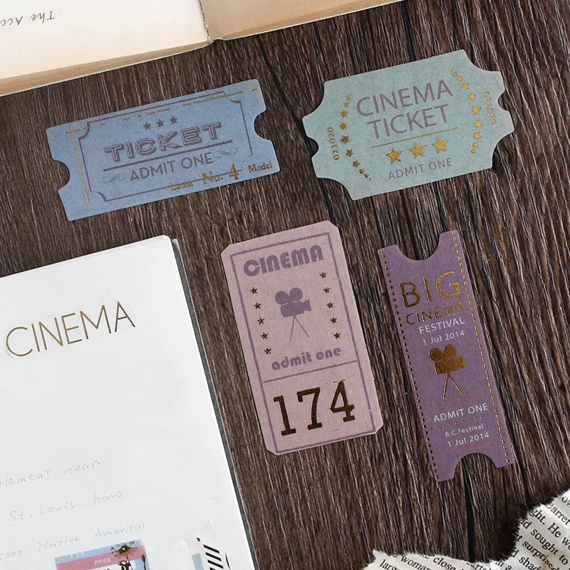 40pcs vintage ticket stub bronzing number decoration stationery sticker diy ablum diary scrapbooking label sticker stationery
40pcs vintage ticket stub bronzing number decoration stationery sticker diy ablum diary scrapbooking label sticker stationery
