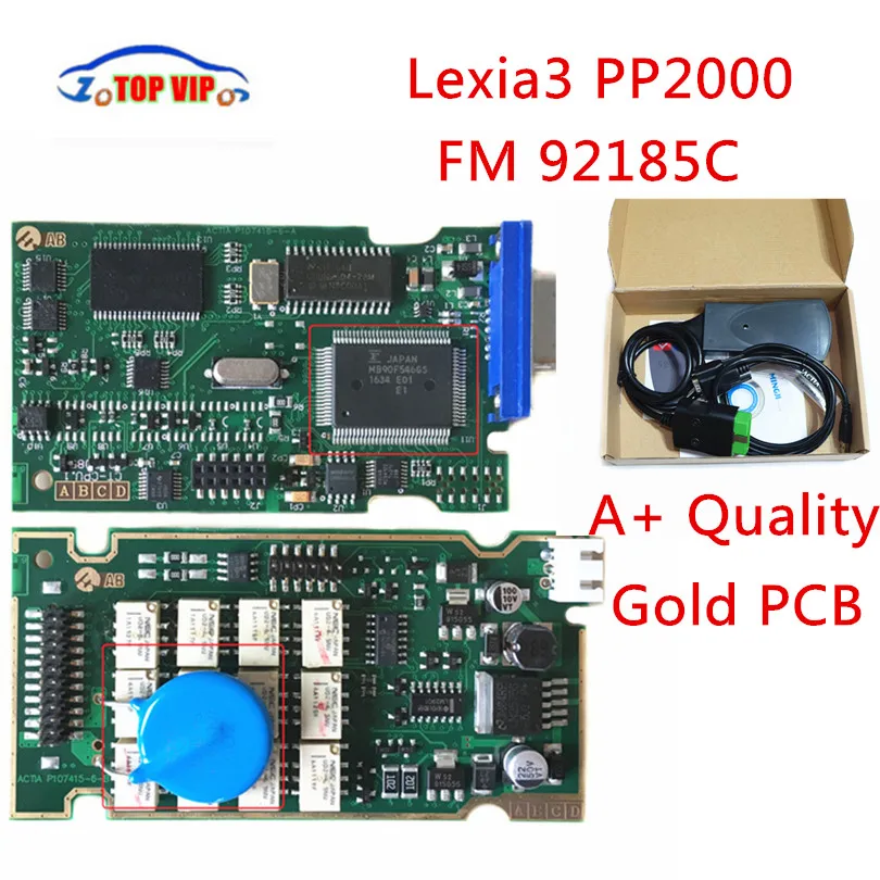 Best Price Top Related Gold PCB Lexia 3 High Quality V7.83 Firmware 92185C Lexia3 pp2000 OBD2 Diagnostic
Best Price Top Related Gold PCB Lexia 3 High Quality V7.83 Firmware 92185C Lexia3 pp2000 OBD2 Diagnostic