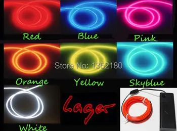 Wholesale 100pcs/lot LED Strips Six color 3M Flexible Neon Light Glow EL Wire Rope Car Party water resistant mix color
Wholesale 100pcs/lot LED Strips Six color 3M Flexible Neon Light Glow EL Wire Rope Car Party water resistant mix color