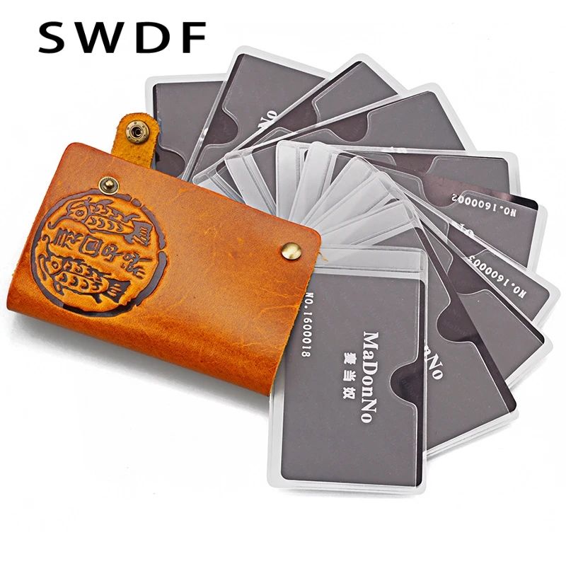 10 Bits Business ID Credit Card Holder/Case Nubuck Genuine Leather Buckle Fold Men Cards Holders Slots Wallet Card Package cover
10 Bits Business ID Credit Card Holder/Case Nubuck Genuine Leather Buckle Fold Men Cards Holders Slots Wallet Card Package cover