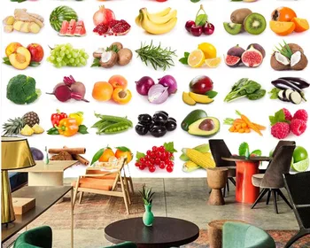 Custom 3D modern wallpaper, a variety of vegetables and fruit murals for kitchen restaurant hotel wall decoration wallpaper
Custom 3D modern wallpaper, a variety of vegetables and fruit murals for kitchen restaurant hotel wall decoration wallpaper