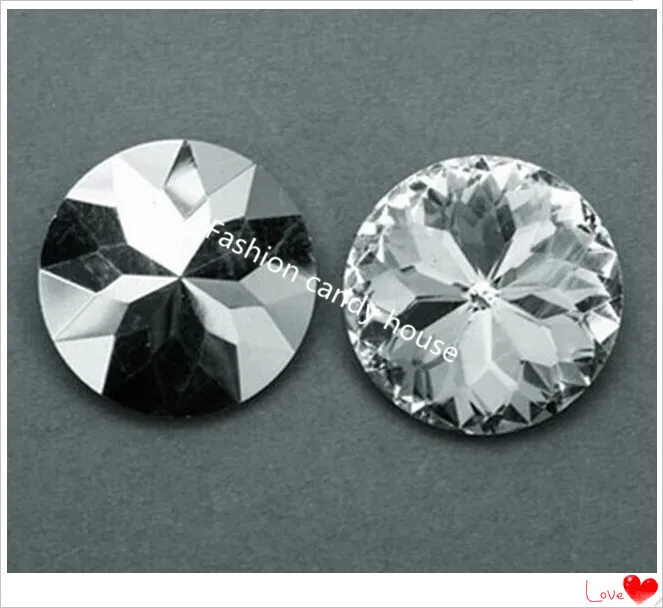 A10 Furniture Accessories crystal button buckle pouch crystal lens 20mm background wall decoration buttons