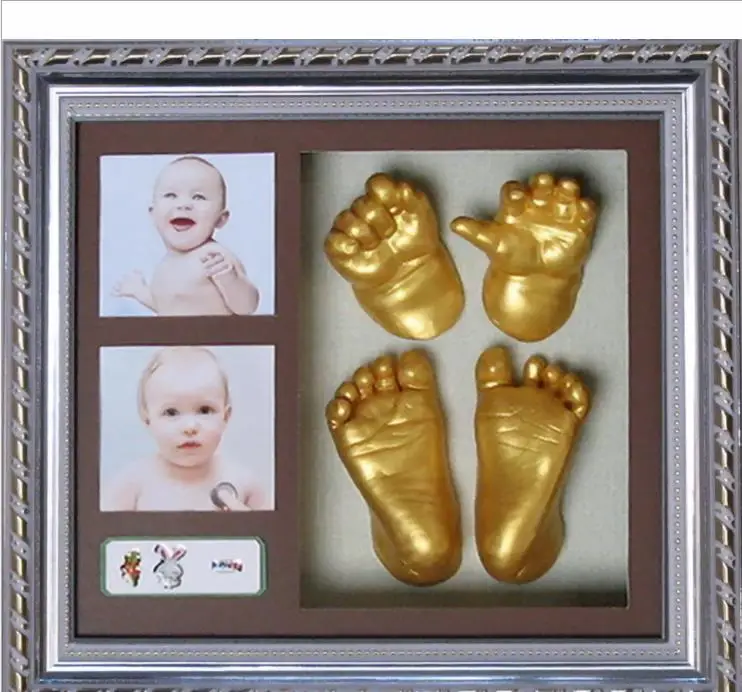 3D Hand & Foot Print Mold for Baby Powder Plaster Casting Kit Handprint Footprint Keepsake 100g model powder + 200g clone powder
3D Hand & Foot Print Mold for Baby Powder Plaster Casting Kit Handprint Footprint Keepsake 100g model powder + 200g clone powder