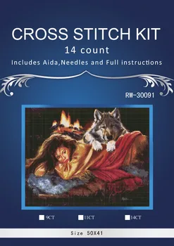 Beautiful Lady and Wolf ,Counted Cross Stitch 14CT Cross Stitch Sets Wholesale cartoon Cross-stitch Kits Embroidery
Beautiful Lady and Wolf ,Counted Cross Stitch 14CT Cross Stitch Sets Wholesale cartoon Cross-stitch Kits Embroidery
