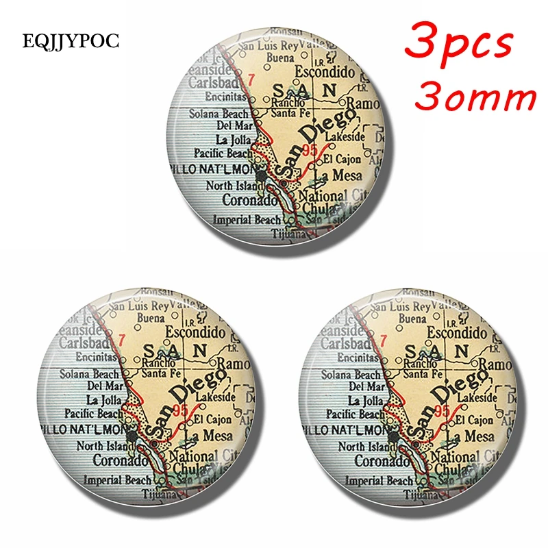 San Diego Map Fridge Magnet 30 MM 3PCS State of California Map Glass Dome Magnetic Refrigerator Stickers Note Holder Home Decor
San Diego Map Fridge Magnet 30 MM 3PCS State of California Map Glass Dome Magnetic Refrigerator Stickers Note Holder Home Decor