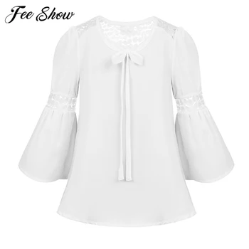 Girls White Blouse Spring Autumn Teenager Lace Splice Girls Top Blouse School Uniforms Shirt Long-Sleeve Children Clothing
Girls White Blouse Spring Autumn Teenager Lace Splice Girls Top Blouse School Uniforms Shirt Long-Sleeve Children Clothing
