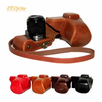 PU Leather Case camera bag for Sony NEX-5T NEX-5R NEX-5N NEX-5 5T 5C 5R NEX5N camera cover with shoulder strap
PU Leather Case camera bag for Sony NEX-5T NEX-5R NEX-5N NEX-5 5T 5C 5R NEX5N camera cover with shoulder strap