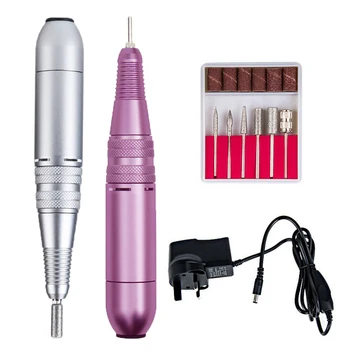 Electric Nail Drill Pen with 6 straps with AC adapter For Manicure Strong 25000rpm Metal durable Portable Handle Drill Pen
Electric Nail Drill Pen with 6 straps with AC adapter For Manicure Strong 25000rpm Metal durable Portable Handle Drill Pen
