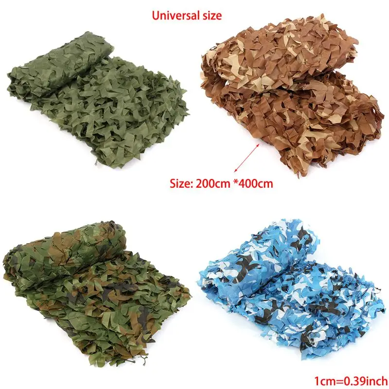 2M X 4M Military Camouflage Net Army Netting Sports Tent Woodlands Leaves Camo Cover for Outdoor Hunting Camping Car
2M X 4M Military Camouflage Net Army Netting Sports Tent Woodlands Leaves Camo Cover for Outdoor Hunting Camping Car