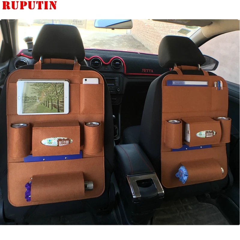 RUPUTIN New Universal 1PC Car Auto Seat Back Protector Cover Felt Covers Back Seat Pockets Multifunctional Storage Cosmetic Bags
RUPUTIN New Universal 1PC Car Auto Seat Back Protector Cover Felt Covers Back Seat Pockets Multifunctional Storage Cosmetic Bags