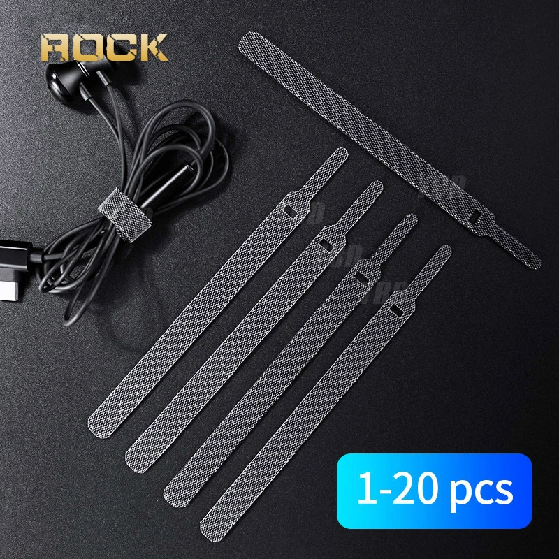 Rock USB Кабельный органайзер провода намотки кабели управления для мобильного