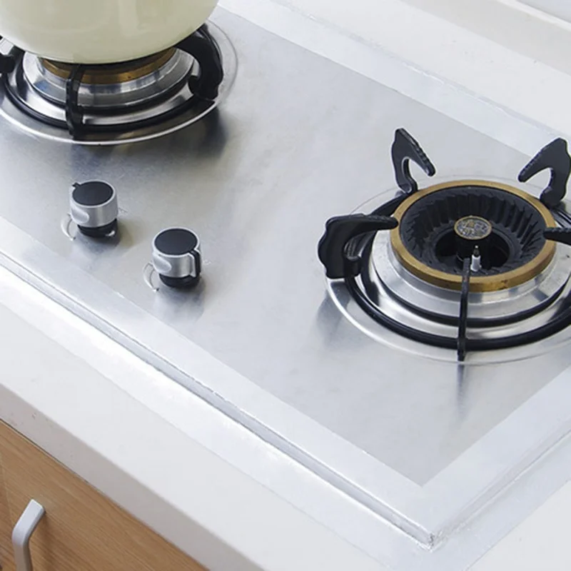 Gas Stove Self-Adhesive Aluminum Foil Tape Kitchen High Temperature Oil-Proof Tin Foil Sticker Metal Tape
Gas Stove Self-Adhesive Aluminum Foil Tape Kitchen High Temperature Oil-Proof Tin Foil Sticker Metal Tape