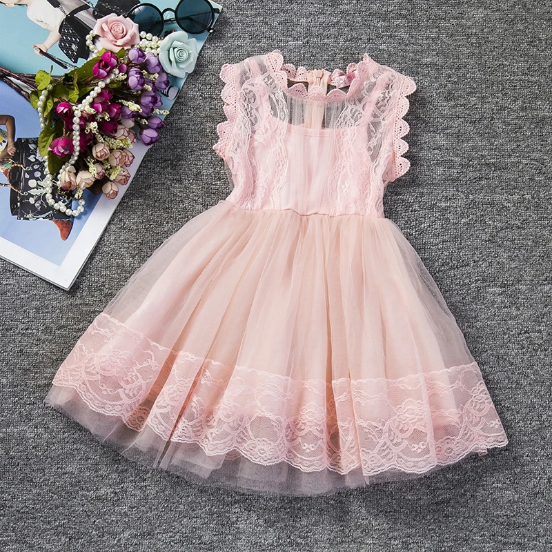Children Girl Clothes Summer Tulle Lace Dress For Girls Party Wear 3-8 Years Birthday Outfit Baby Girl School Casual Dresses
Children Girl Clothes Summer Tulle Lace Dress For Girls Party Wear 3-8 Years Birthday Outfit Baby Girl School Casual Dresses