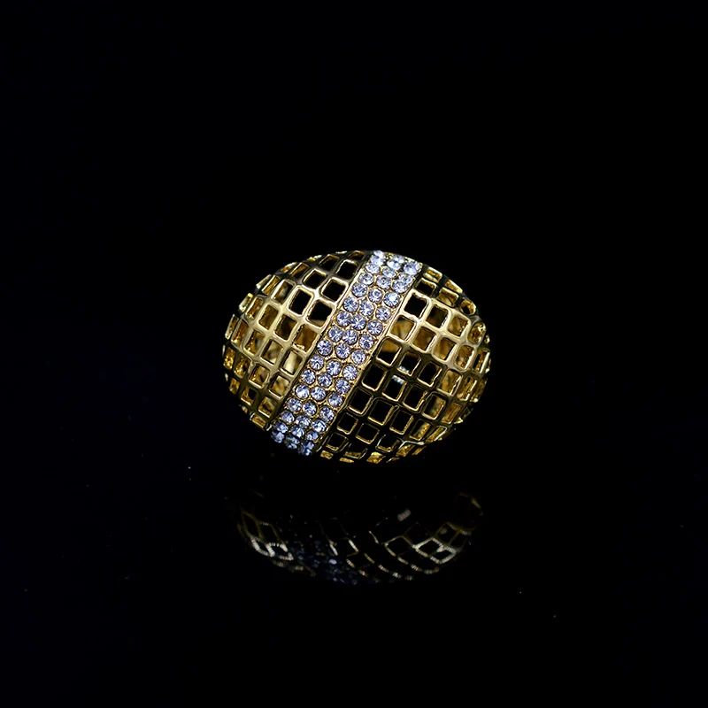 Фото Солнечный изделия Большой Для женщин коктейльное свадебной моды кольцо Высокое