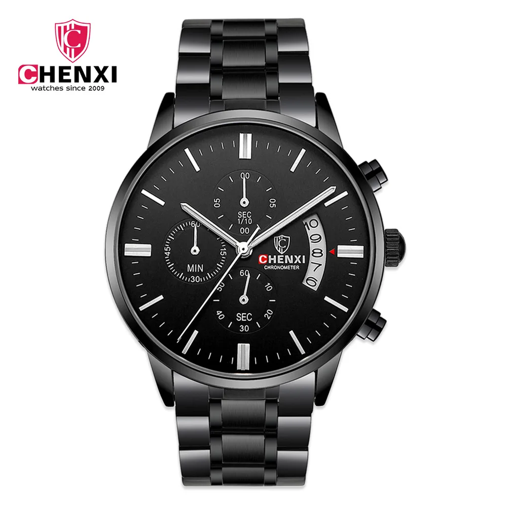 CHENXI Brand Watches Men Luxury Multifunctional Male Business Quartz Wristwatch Steel Strap Bracelet Watch Date Display NATATE
CHENXI Brand Watches Men Luxury Multifunctional Male Business Quartz Wristwatch Steel Strap Bracelet Watch Date Display NATATE