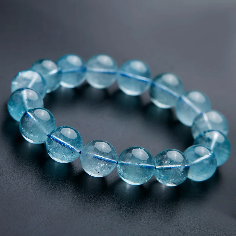 Top Quality Natural Natural Topaz Blue Crystal Clear Round Beads Bracelet 13mm Woman Men Reiki Stretch AAAAA Healing Stone
Top Quality Natural Natural Topaz Blue Crystal Clear Round Beads Bracelet 13mm Woman Men Reiki Stretch AAAAA Healing Stone