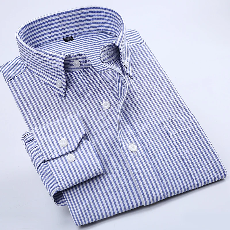 2018 High quality easy care oxford solid striped long sleeve Button town collar slim fit classical business men's dress shirts
2018 High quality easy care oxford solid striped long sleeve Button town collar slim fit classical business men's dress shirts