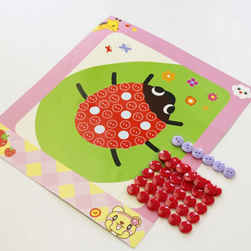 3D Puzzles Toy DIY Button to Craft Painting Creative kids Sticky Art Educational Handmade Toy For Kids Enlightenment Educational
3D Puzzles Toy DIY Button to Craft Painting Creative kids Sticky Art Educational Handmade Toy For Kids Enlightenment Educational