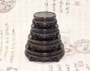 Wholesale red wood crafts ornaments black Zi Mu Qi jade vase bonsai wood circular base bottom bracket
Wholesale red wood crafts ornaments black Zi Mu Qi jade vase bonsai wood circular base bottom bracket