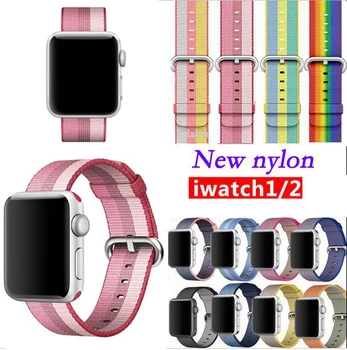 FASHION Sport woven nylon band strap for apple watch 42 mm/38 wrist braclet belt fabric-like nylon band for iwatch 2/1/Edition
FASHION Sport woven nylon band strap for apple watch 42 mm/38 wrist braclet belt fabric-like nylon band for iwatch 2/1/Edition