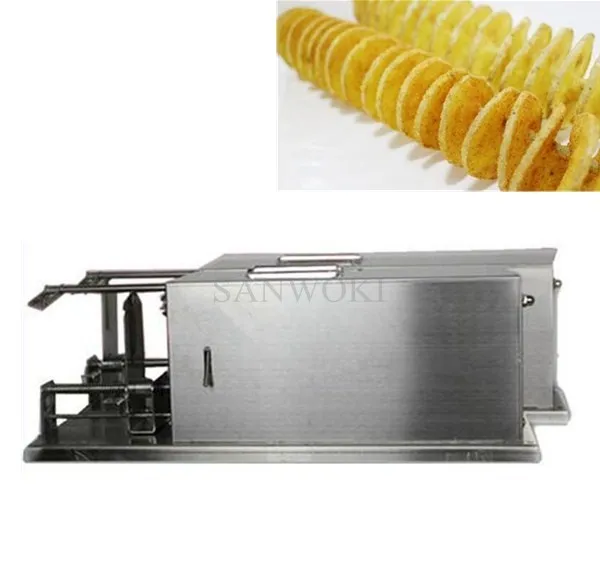 Electric Fully Automatic stretch Tornado Potato Slicer Spiral Twist Potato Cutter Machine With 600mm and 450mm Length
Electric Fully Automatic stretch Tornado Potato Slicer Spiral Twist Potato Cutter Machine With 600mm and 450mm Length