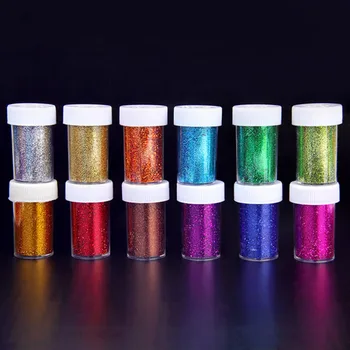 Behogar 12pcs Multi-Color Extra Fine Glitter Powder Shakers for Slime School Projects Scrapbooking Body Face Crafts Random Color 
Behogar 12pcs Multi-Color Extra Fine Glitter Powder Shakers for Slime School Projects Scrapbooking Body Face Crafts Random Color