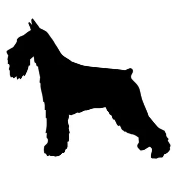 13.2*11.2CM Standard Schnauzer Dog Vinyl Decal Funny Car Stickers Truck Car Styling Decoration Black/Silver S1-0400
13.2*11.2CM Standard Schnauzer Dog Vinyl Decal Funny Car Stickers Truck Car Styling Decoration Black/Silver S1-0400