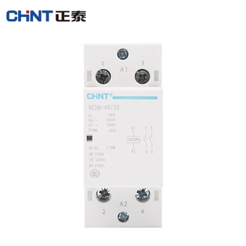 CHNIT NCH8 Din Rail Household AC Contactors 220V/230V 500V~ 4P 20A 25A 2P 40A 45A Modular AC Contactor
CHNIT NCH8 Din Rail Household AC Contactors 220V/230V 500V~ 4P 20A 25A 2P 40A 45A Modular AC Contactor