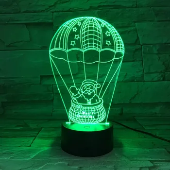 Santa Claus In The Hot Air Balloon 7 Color Lamp 3D Led Night Lights For Kids Touch Table Lampara Lampe Christmas Party Deco Gift
Santa Claus In The Hot Air Balloon 7 Color Lamp 3D Led Night Lights For Kids Touch Table Lampara Lampe Christmas Party Deco Gift