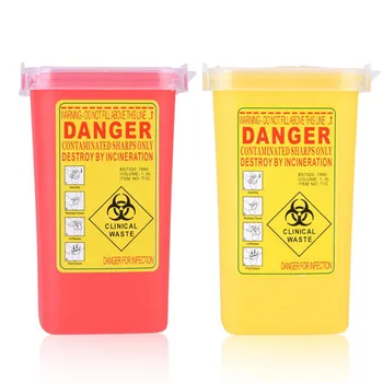 Tattoo Artists Disposal Container Medical Plastic Sharps Container Biohazard Needle Disposal 1L Size Waste Box Tattoo Supplies
Tattoo Artists Disposal Container Medical Plastic Sharps Container Biohazard Needle Disposal 1L Size Waste Box Tattoo Supplies