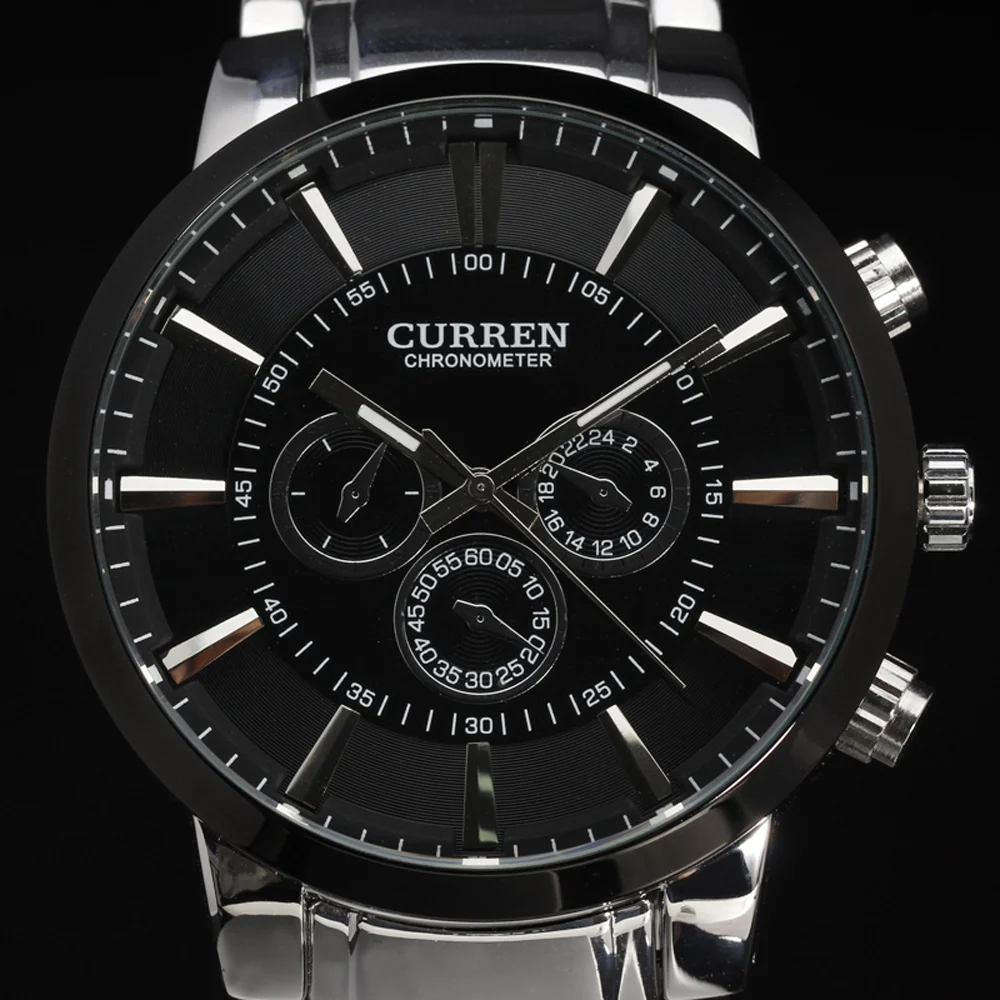 Топ Новинка curren ultrl большой циферблат Ретро Модный дизайн Бизнес часы роскошные