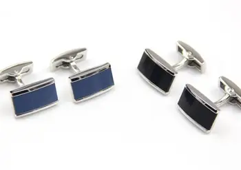 10pairs/lot Classic Rectangle Enamel Cufflinks Business Stylel Cuff Links Silver/Gunblack Men's Jewelry Accessory Fashion Gift
10pairs/lot Classic Rectangle Enamel Cufflinks Business Stylel Cuff Links Silver/Gunblack Men's Jewelry Accessory Fashion Gift