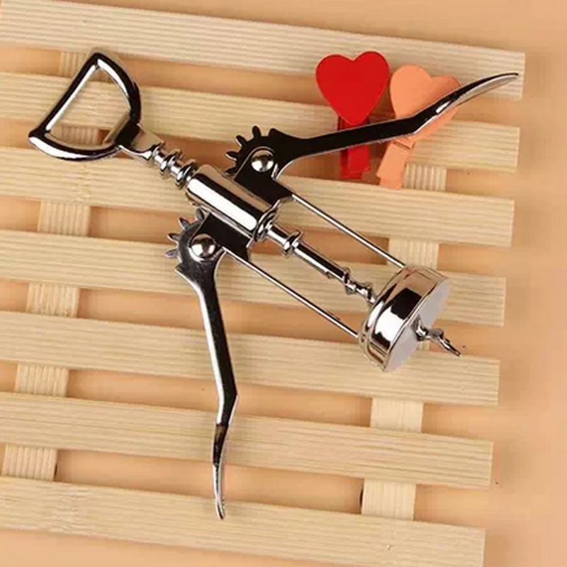 Stainless Steel Red Wine Opener Metal Wine Corkscrew Bottle Opener Waiter Metal Wine Corkscrew Bottle Handle Opener Corkscrews
Stainless Steel Red Wine Opener Metal Wine Corkscrew Bottle Opener Waiter Metal Wine Corkscrew Bottle Handle Opener Corkscrews