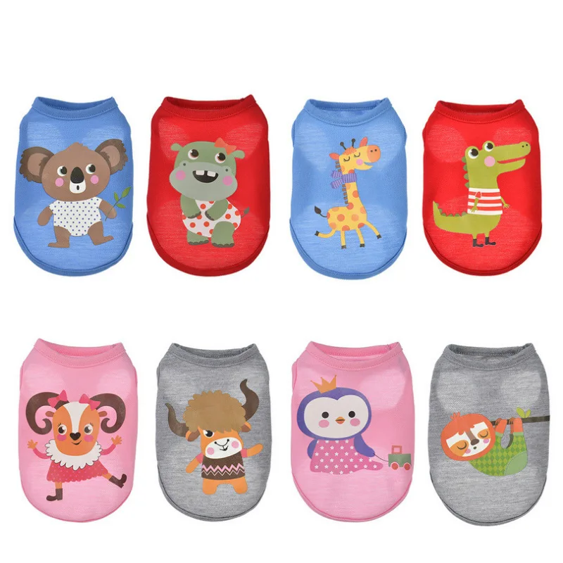New Cat T-shirt Soft Puppy Dogs Clothes Cute Pet Dog Clothes Cartoon Pet Clothing Summer Shirt Casual Vests for Small Pets
New Cat T-shirt Soft Puppy Dogs Clothes Cute Pet Dog Clothes Cartoon Pet Clothing Summer Shirt Casual Vests for Small Pets