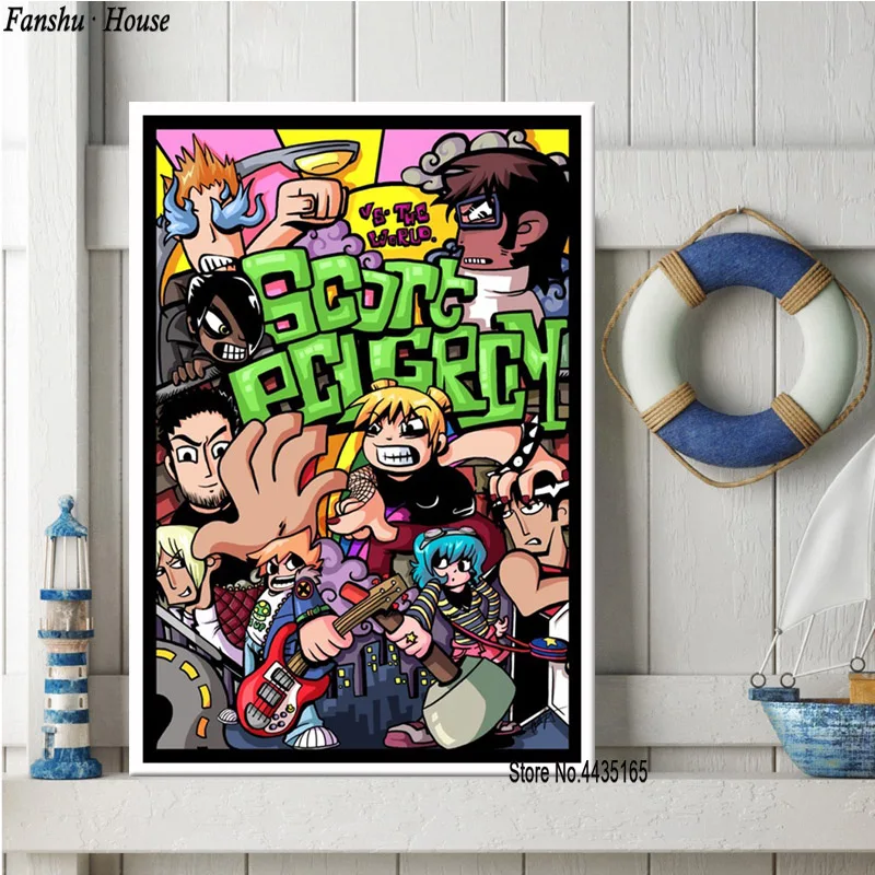Poster Scott Pilgrim Posters and Prints Canvas Painting Wall Art Picture For Room Home Decor
Poster Scott Pilgrim Posters and Prints Canvas Painting Wall Art Picture For Room Home Decor