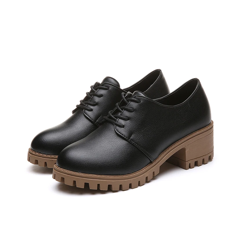 England Style Women's Oxfords Fashion Autumn Punk black calzado Shoes Woman Round Toe Platform Casual Vintage Shoes mujer
England Style Women's Oxfords Fashion Autumn Punk black calzado Shoes Woman Round Toe Platform Casual Vintage Shoes mujer