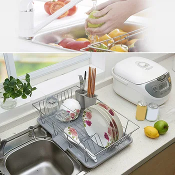 Kitchen Shelf Dish Rack Bowl Organizer Tool Spoon Plate Storage Frame Drain Basin Shelf
Kitchen Shelf Dish Rack Bowl Organizer Tool Spoon Plate Storage Frame Drain Basin Shelf