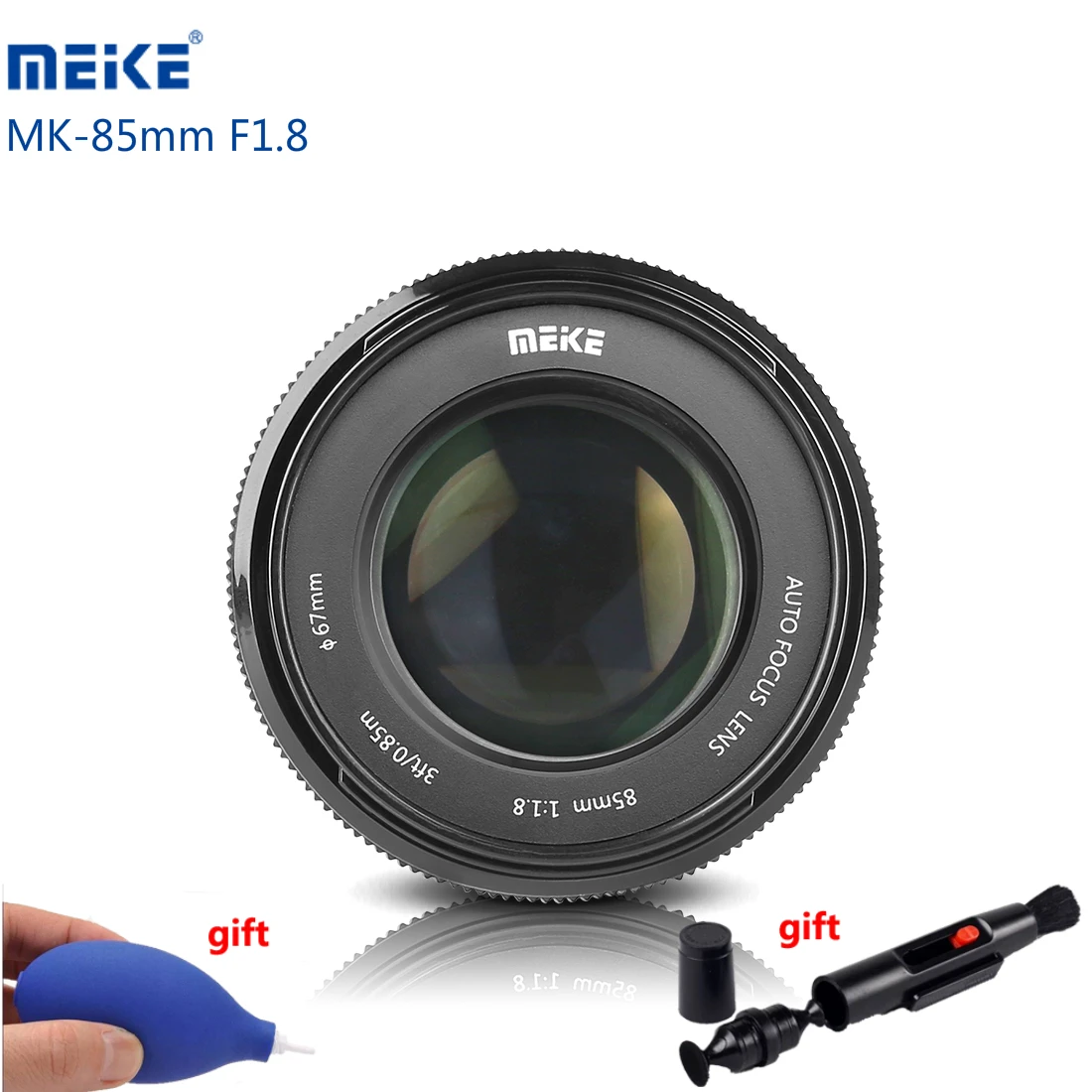 Объектив для фотоаппарата Meike MK 85 мм F1.8 F/1 8 с автофокусом полноразмерный объектив
