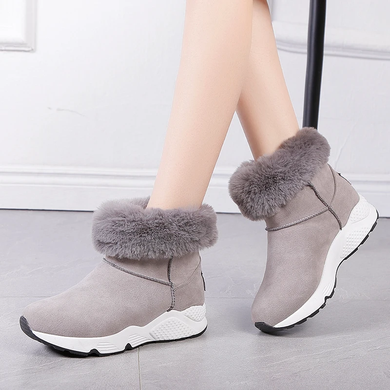 Rimocy Warm Snow Boots Women Platform Winter Shoes Woman Flat Ankle Boots Plush Inside Bota Feminina Gray Casual Ladies Shoes
Rimocy Warm Snow Boots Women Platform Winter Shoes Woman Flat Ankle Boots Plush Inside Bota Feminina Gray Casual Ladies Shoes