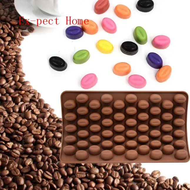 By dhl 150pcs New Arrival High Quality Silicone 55 Cavity Mini Coffee Beans Chocolate Sugar Candy Mold Mould Cake Decor
By dhl 150pcs New Arrival High Quality Silicone 55 Cavity Mini Coffee Beans Chocolate Sugar Candy Mold Mould Cake Decor