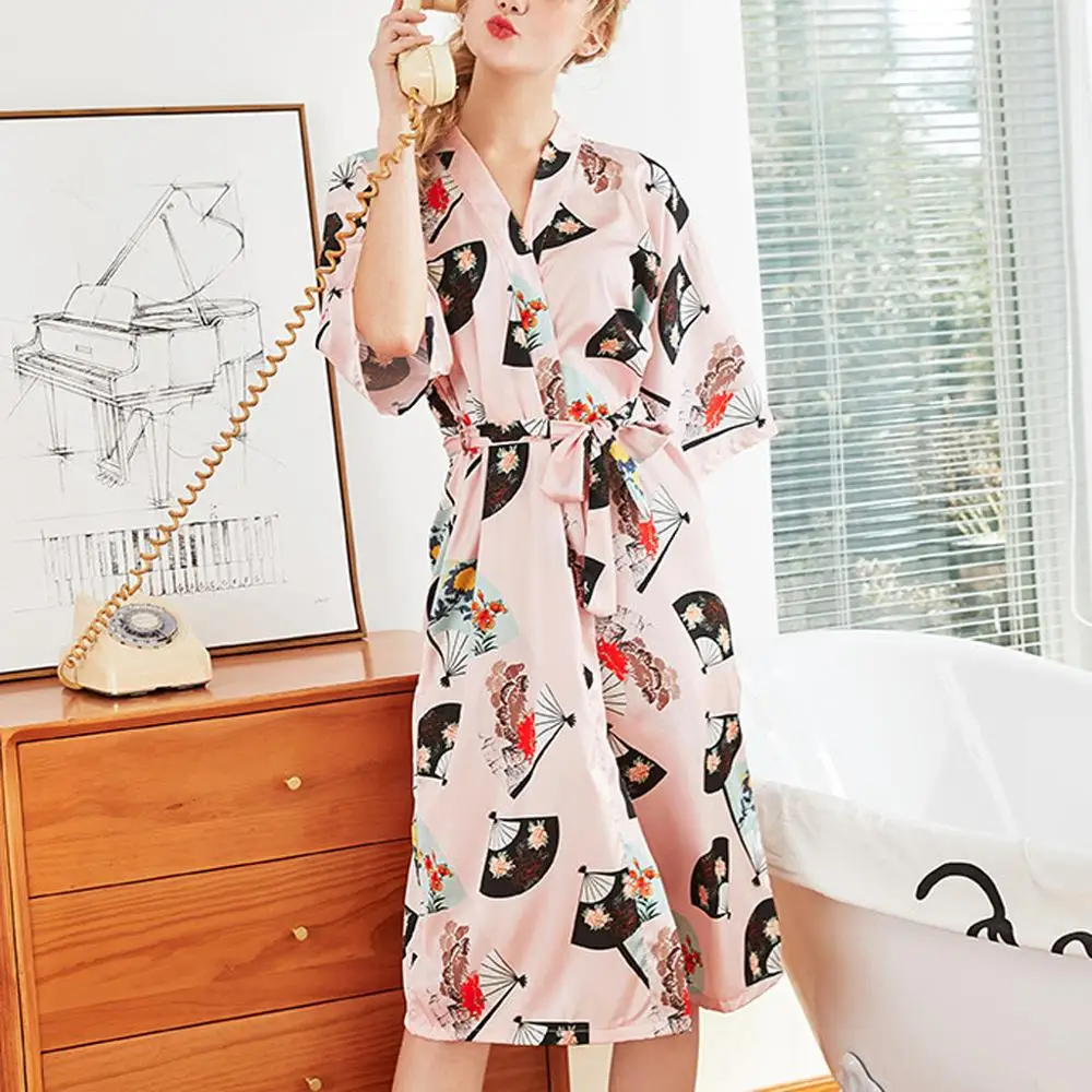 Women Summer Pyjamas Sleep Dress Printed Girls Sleepwear Nightdress Casual Female Nighties Sleep Gown Lingerie Robe Bathrobe New
Women Summer Pyjamas Sleep Dress Printed Girls Sleepwear Nightdress Casual Female Nighties Sleep Gown Lingerie Robe Bathrobe New
