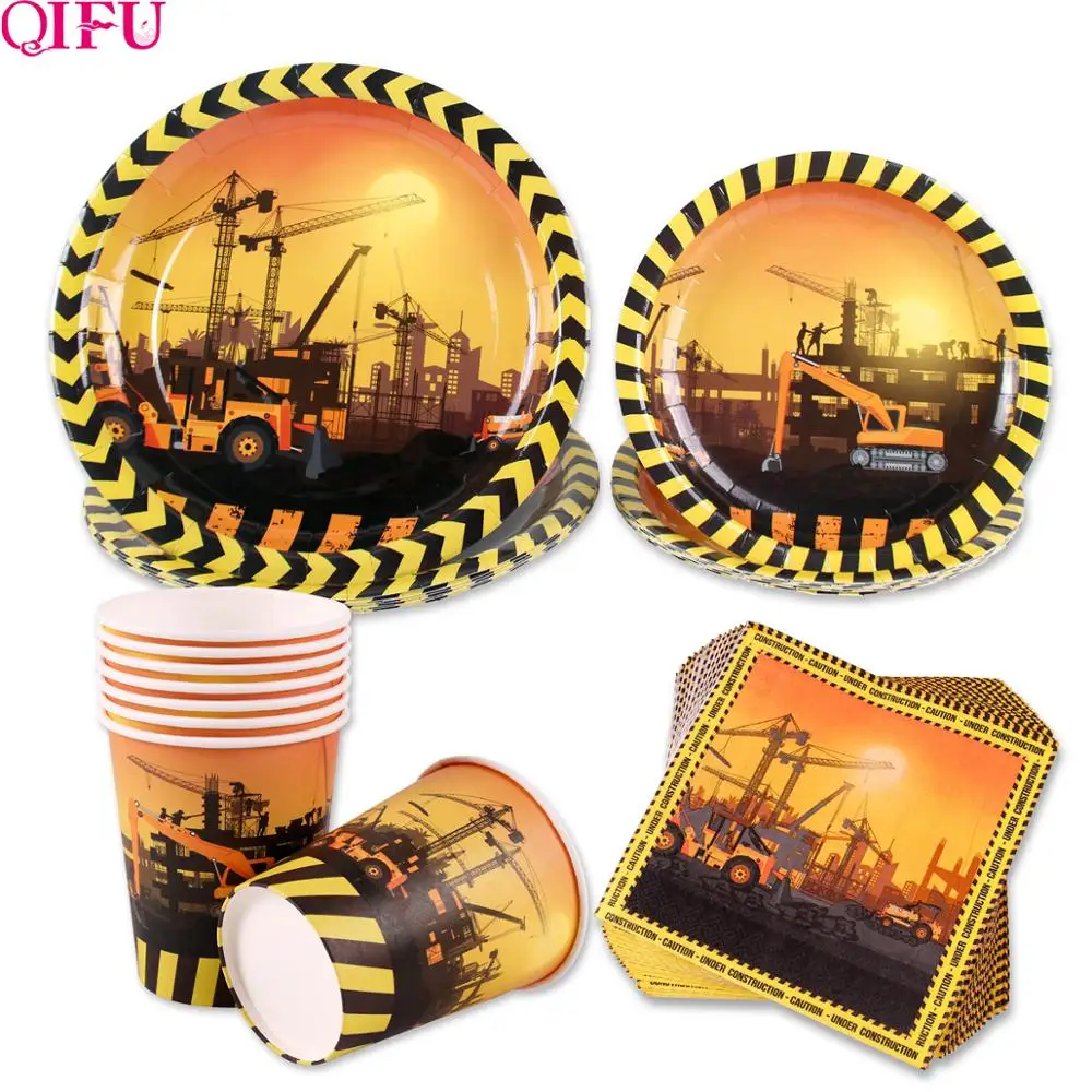 Construction vehicle Excavator Theme Party Supplies Disposable Tableware Disposable Paper Plate Cups Birthday Party Decor Kids
Construction vehicle Excavator Theme Party Supplies Disposable Tableware Disposable Paper Plate Cups Birthday Party Decor Kids