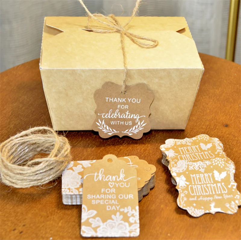 25PCS Multi Style Christmas Series Kraft Paper Tags DIY Crafts Hang Tag With Rope Christmas Party Labels Gift Wrapping Supplies
25PCS Multi Style Christmas Series Kraft Paper Tags DIY Crafts Hang Tag With Rope Christmas Party Labels Gift Wrapping Supplies